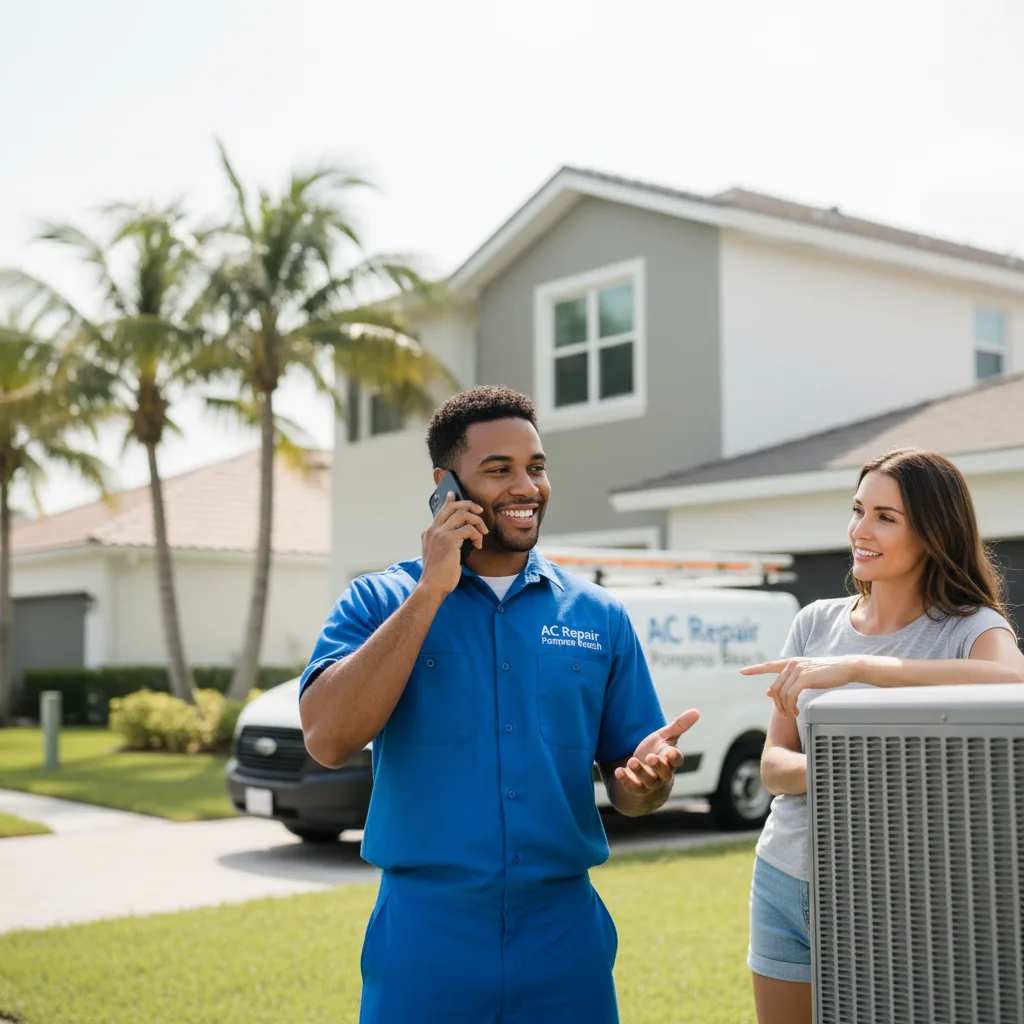 AC Repair Pompano Beach customer support in Stuart